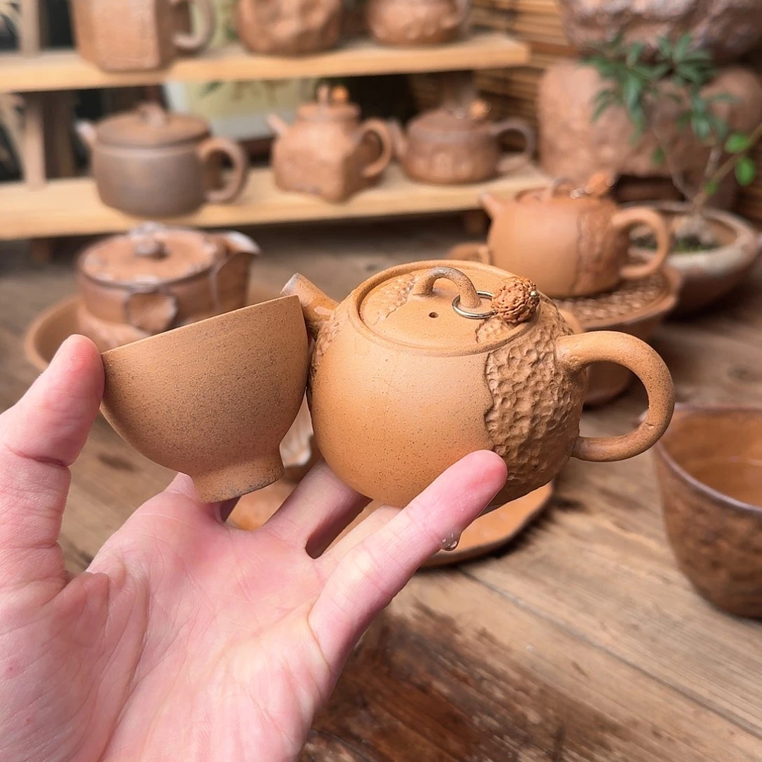 原矿老岩泥茶器系列