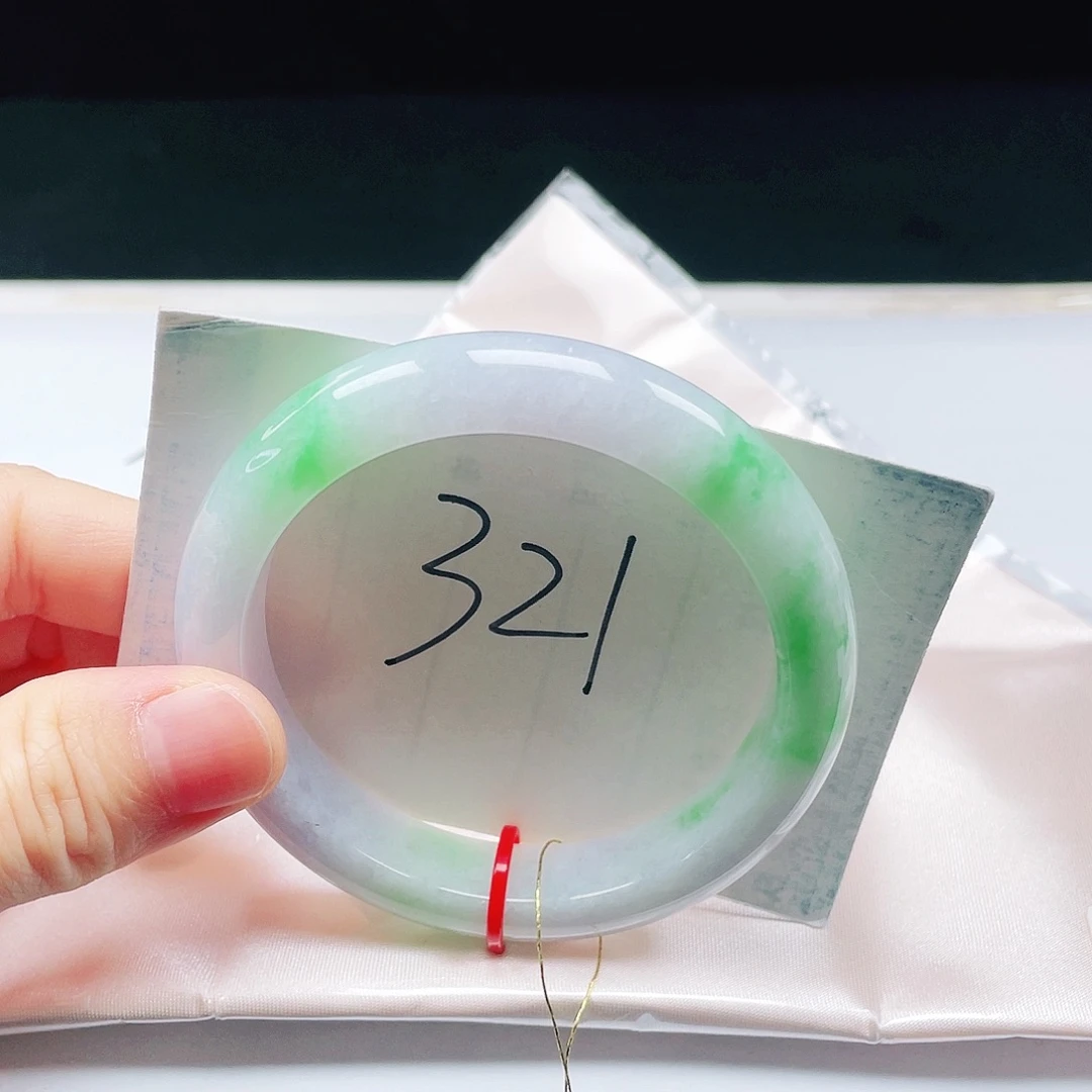 翡翠未镶嵌手镯57➕圈口