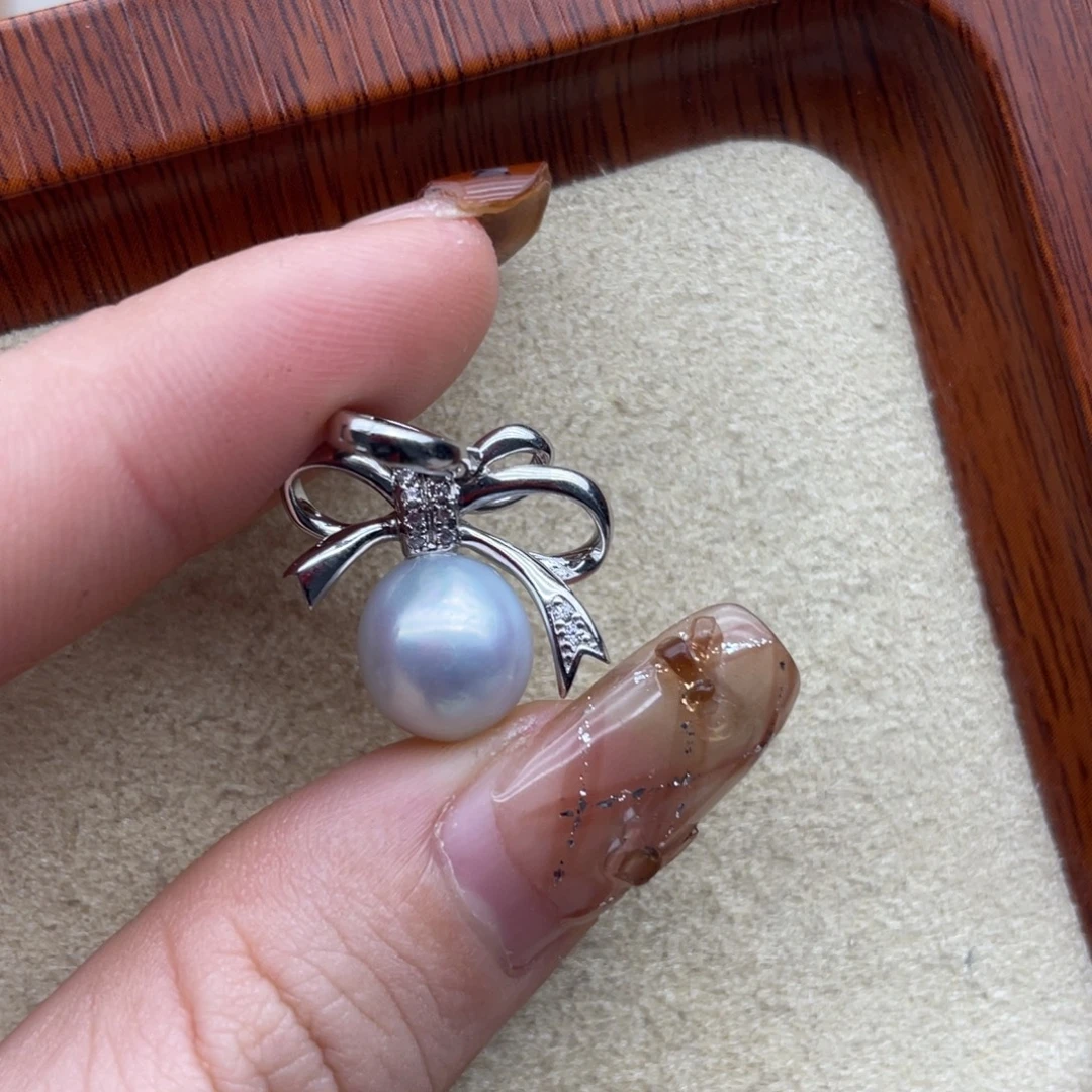 海水珍珠颈饰银S925镶嵌S27