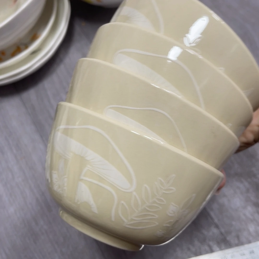 微微瑕陶瓷餐具陶瓷餐具4.5  4个