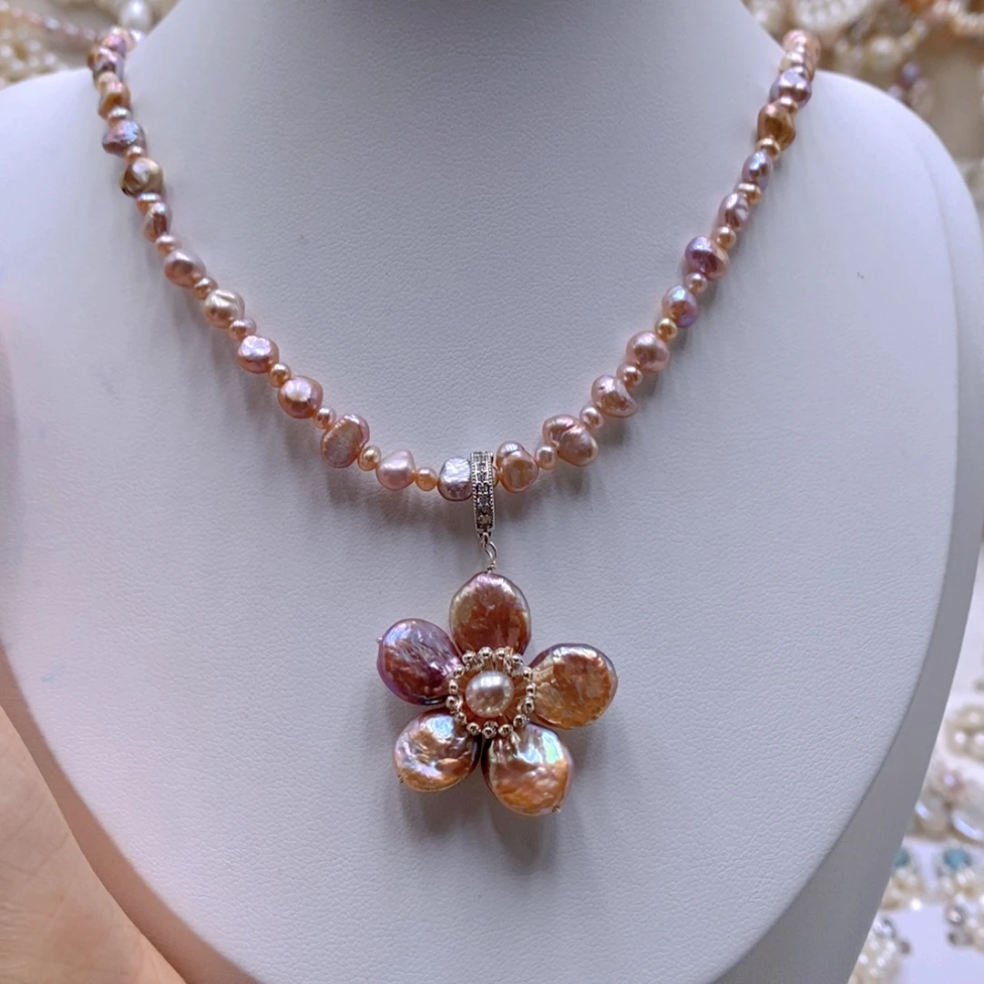 吊坠(不含链)合金淡水珍珠