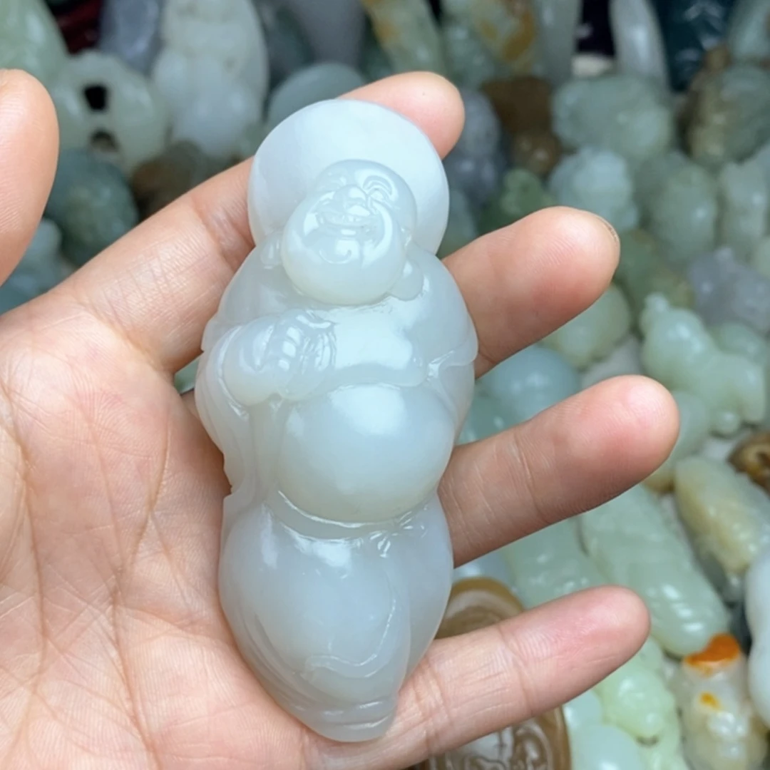 【闪购商品】未镶嵌和田玉挂件青****部