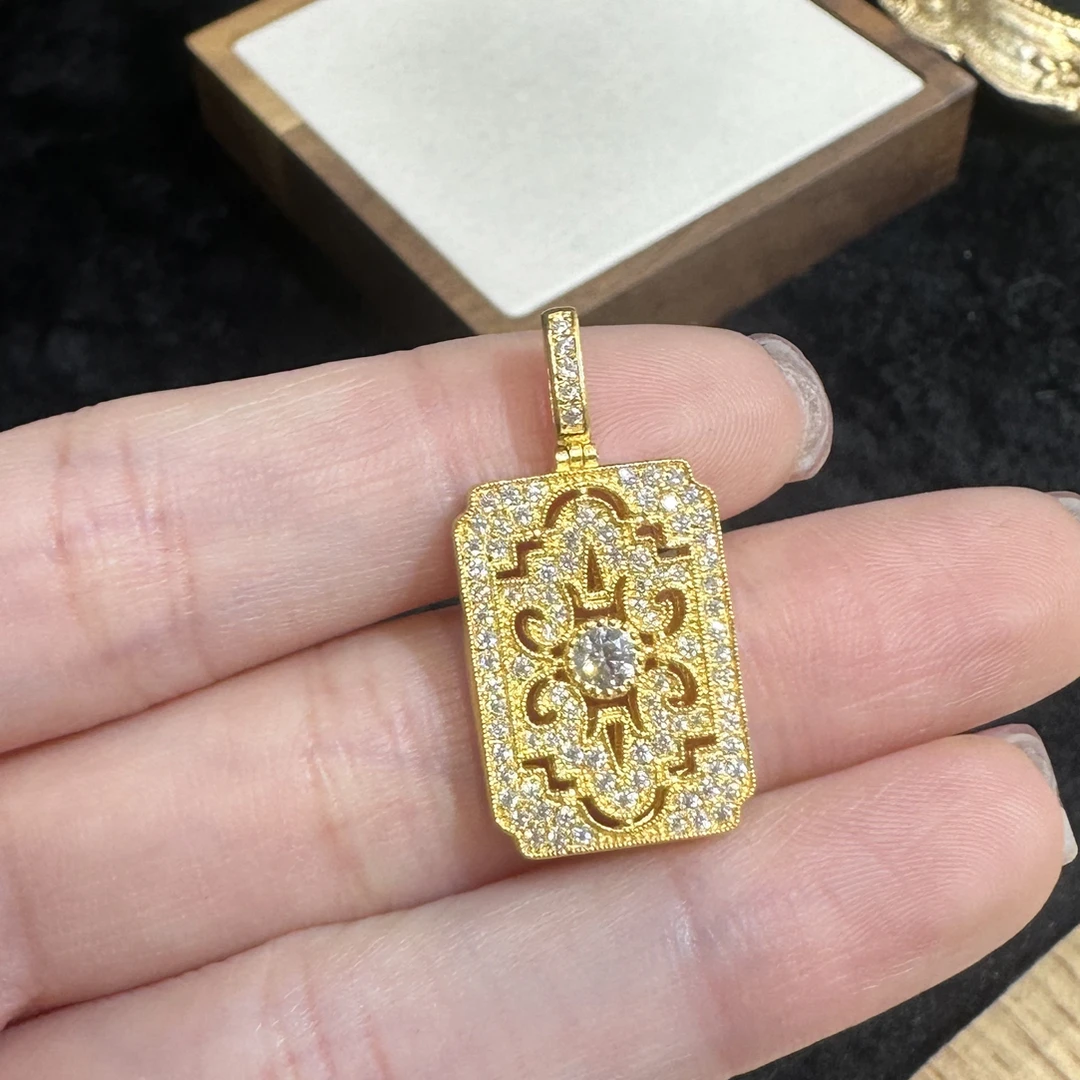 足金999 黄金5G工艺 吊坠