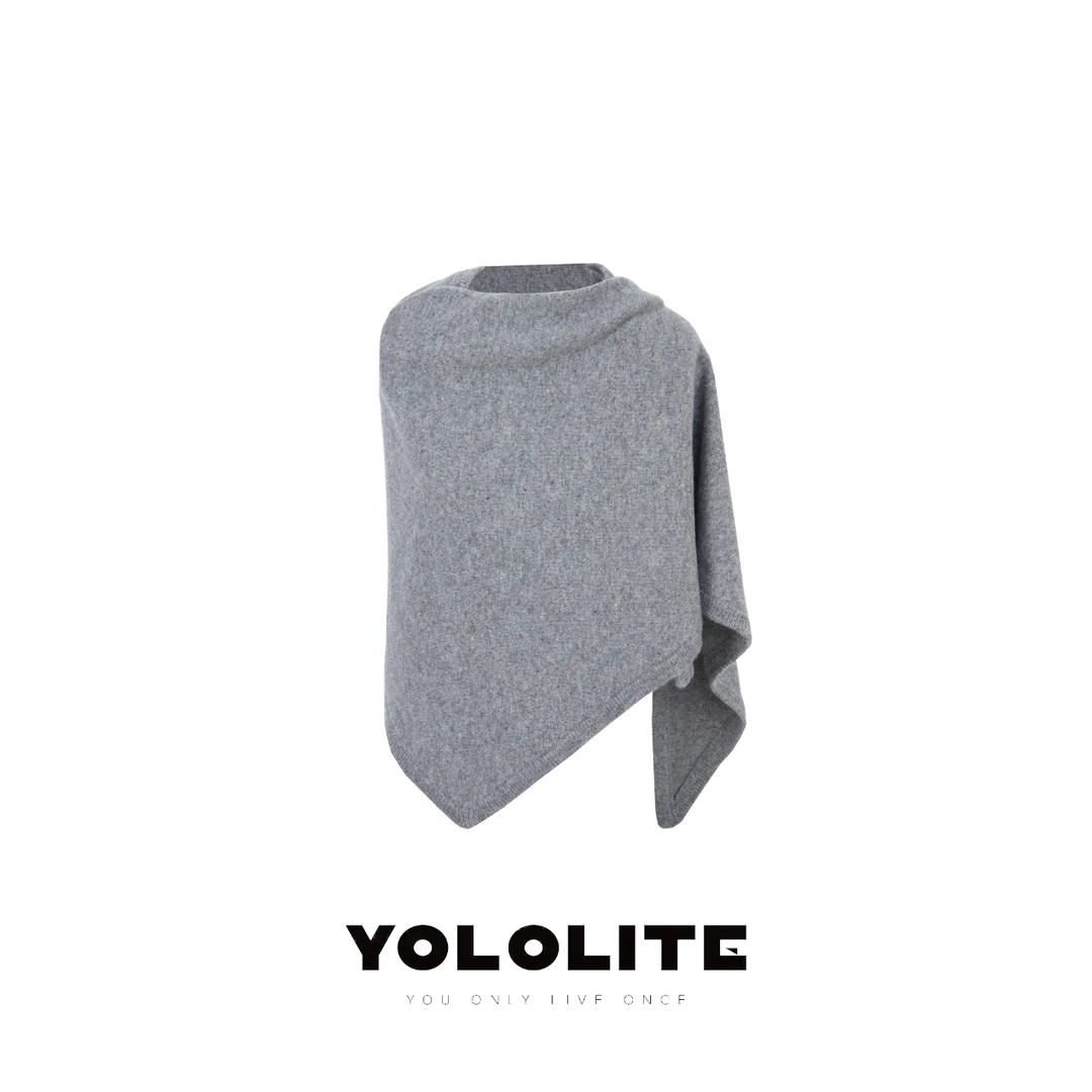 【羊毛披肩】3086新款100%羊毛纯色百搭气质披肩