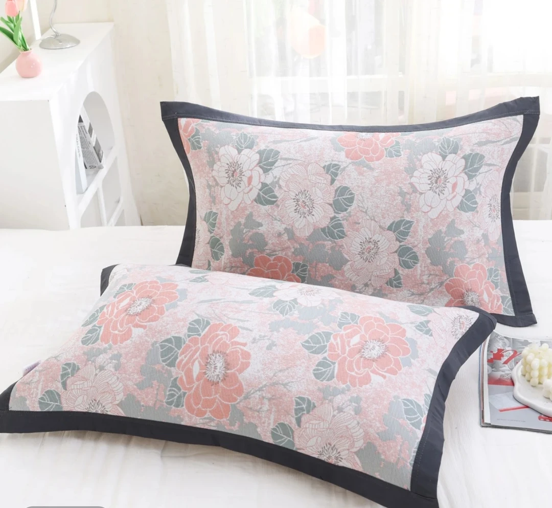 【馨梦优选】国风牡丹枕巾一对