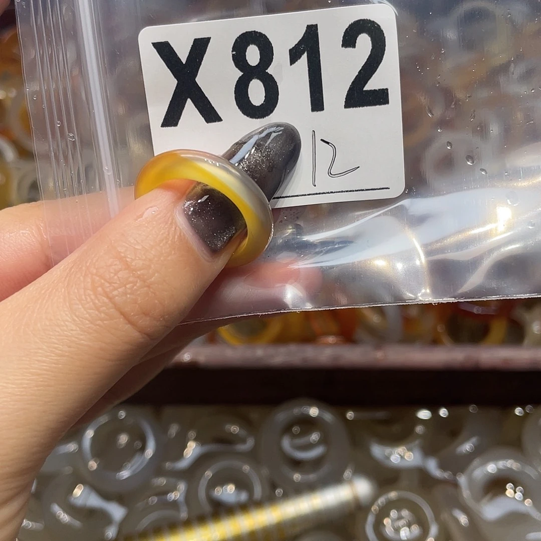 玛瑙/玉髓未镶嵌戒指812