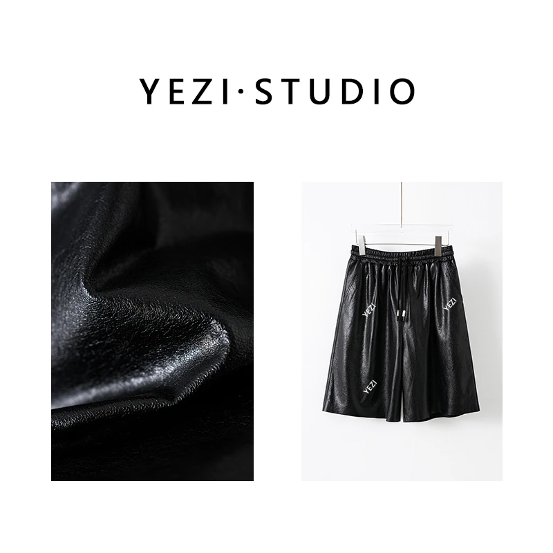 【黑巧皮裤】油蜡植鞣极光皮面Q弹百搭皮短裤25125002-3/16