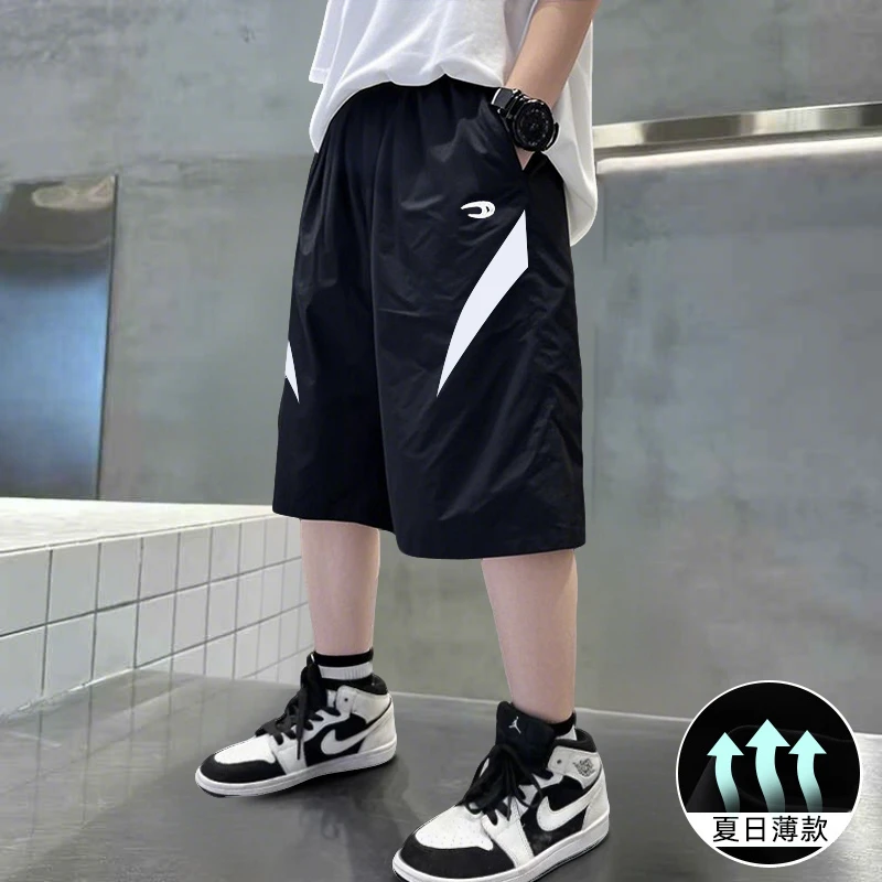 男童装休闲裤中性中大童新款短裤休闲风速干裤休闲夏季百搭男孩潮