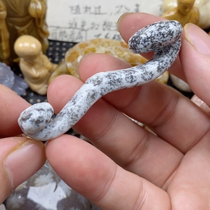 颈饰未镶嵌硅化珊瑚（珊瑚玉）