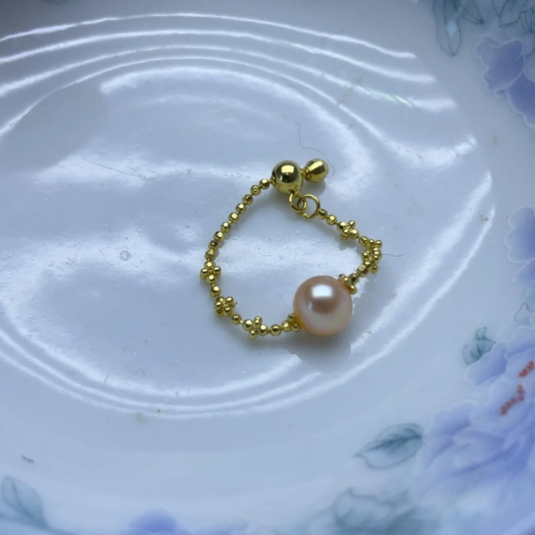 淡水珍珠未镶嵌戒指