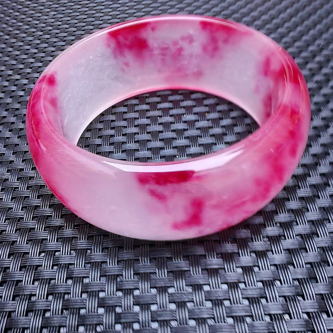 天然珠宝时尚百搭血沉宽版轮胎手镯（多样性拍一发一）