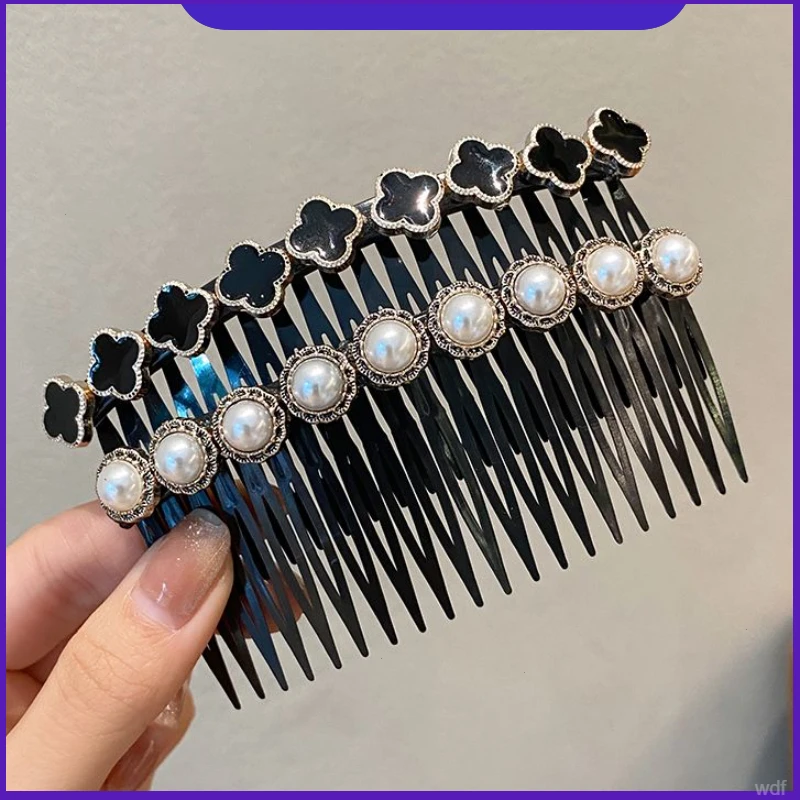 夹子女固定压发头饰插梳发箍发卡发梳碎发整理神器后脑勺刘海