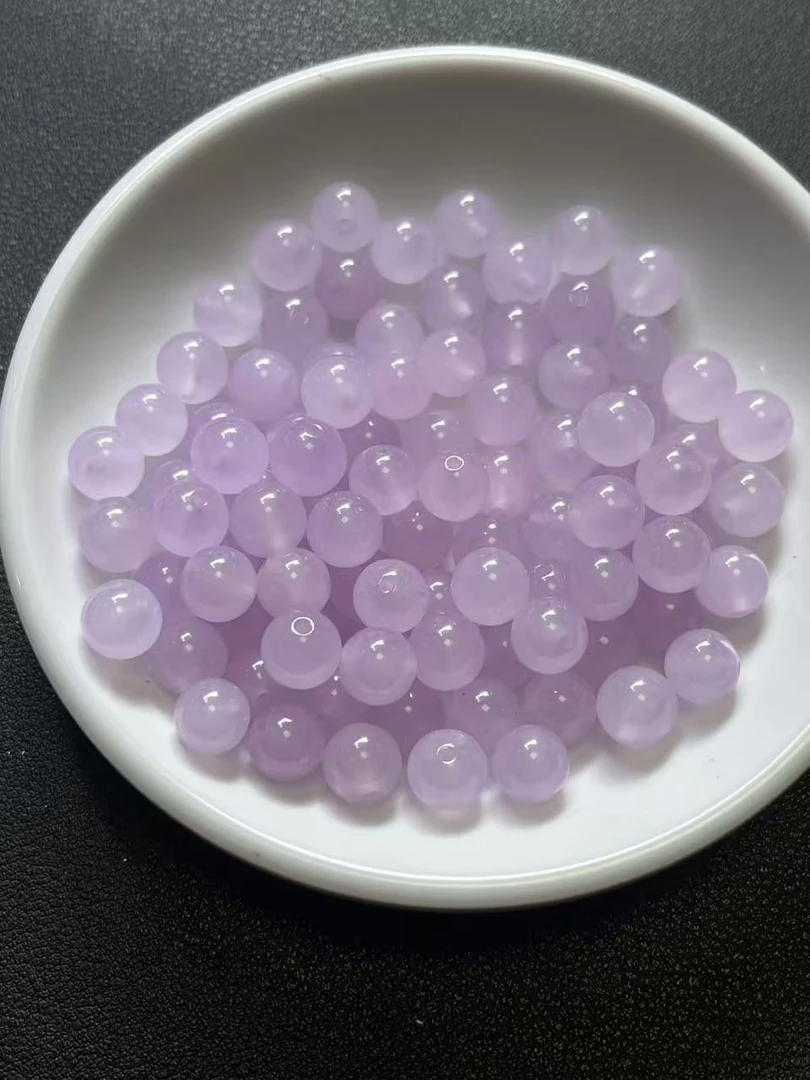 散珠冰紫罗兰392--卡10MM -- 20颗（赠弹力绳）