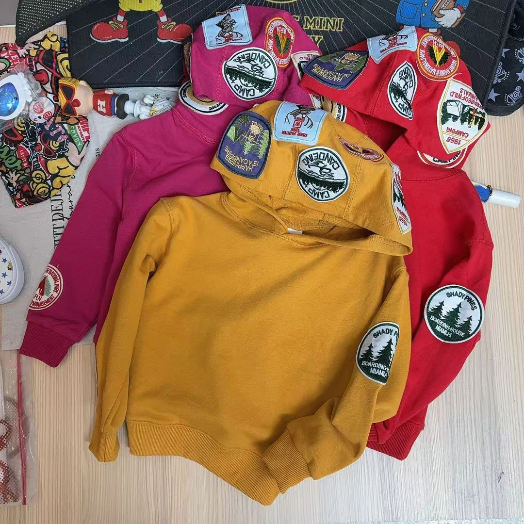 6011【帽子笑脸】春秋时尚百搭儿童卫衣