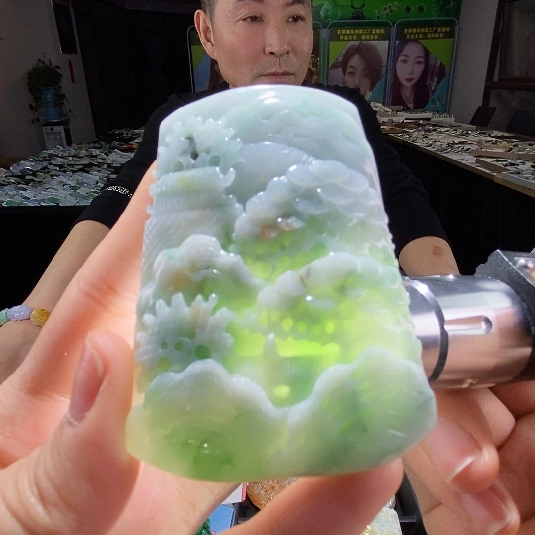 颈饰未镶嵌翡翠翡翠