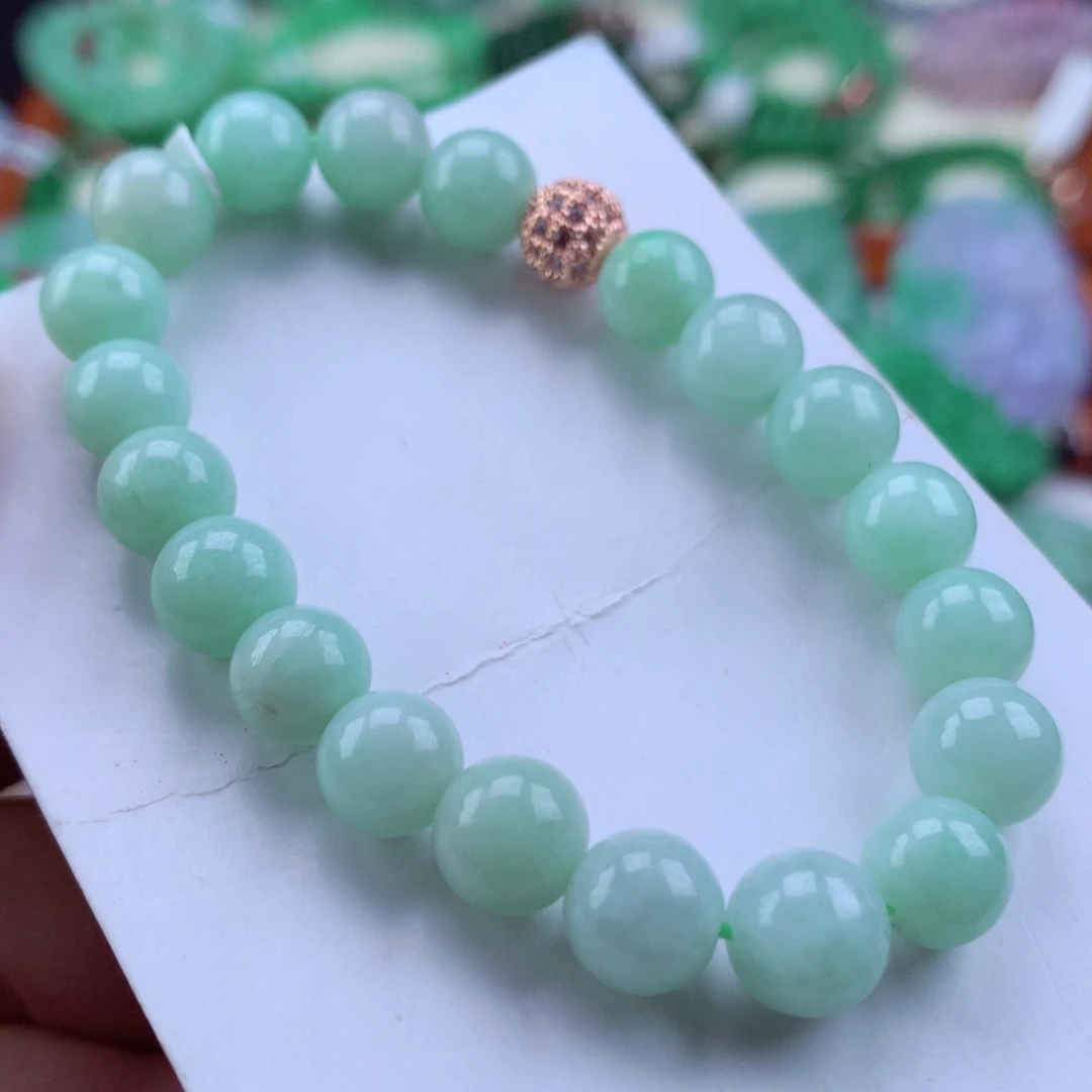 未镶嵌手链翡翠手串