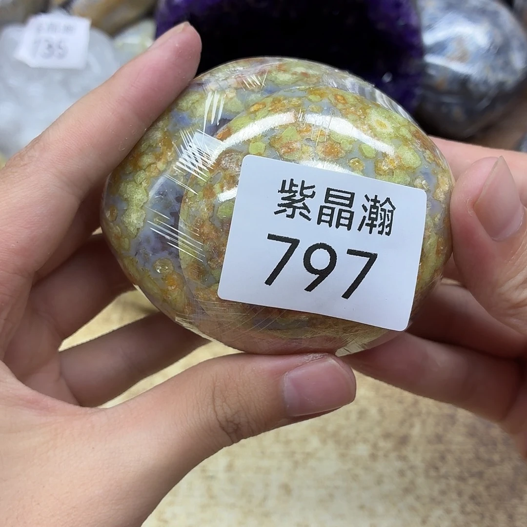 橙***品未镶嵌大型摆件（非配饰）水晶