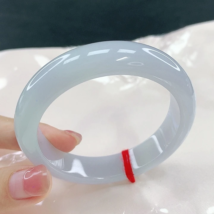 翡翠未镶嵌手镯圈52.9，79075