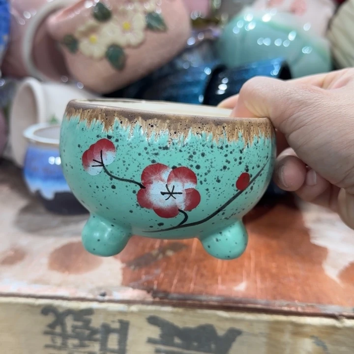 凑9块包邮有孔花盆