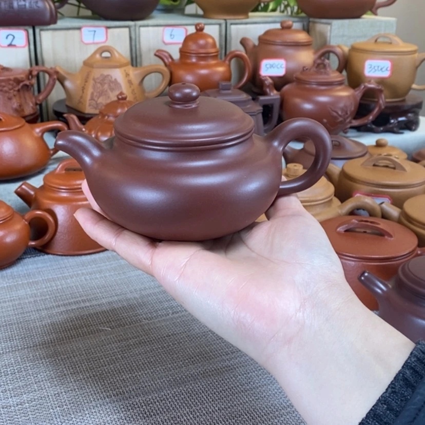 【闪购商品】紫砂茶壶仿古壶底槽清300毫升