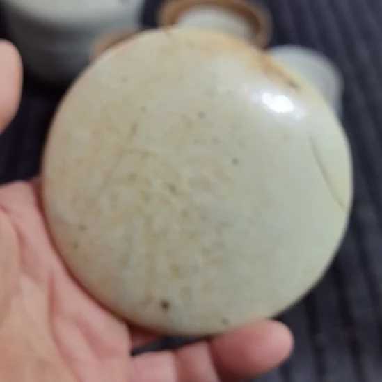 瓷片青花影青杯垫学习标本