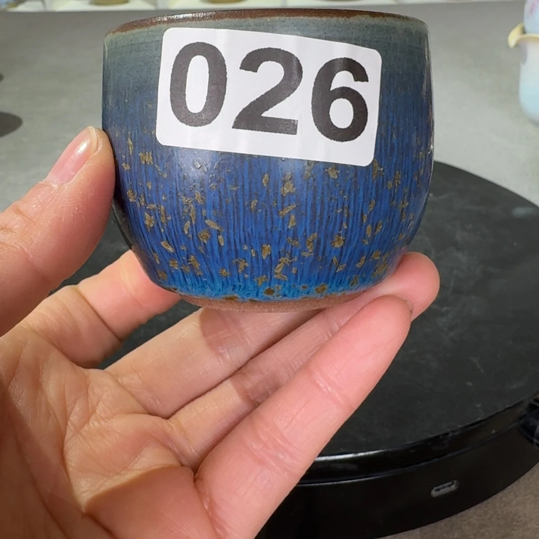 摆件陶福利钧窑主人杯纯手工