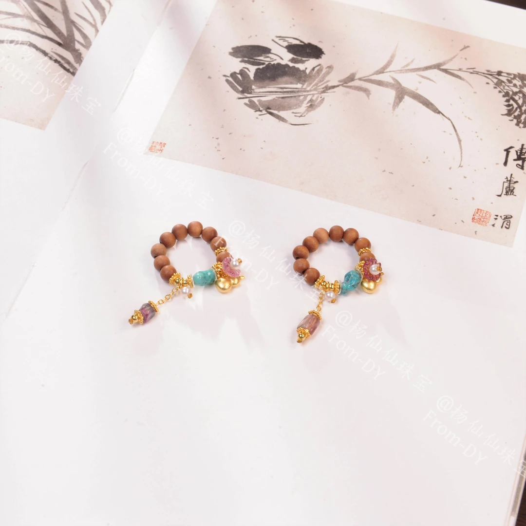 925银银制品 银镶多宝尾戒-多样性发其一-X1488