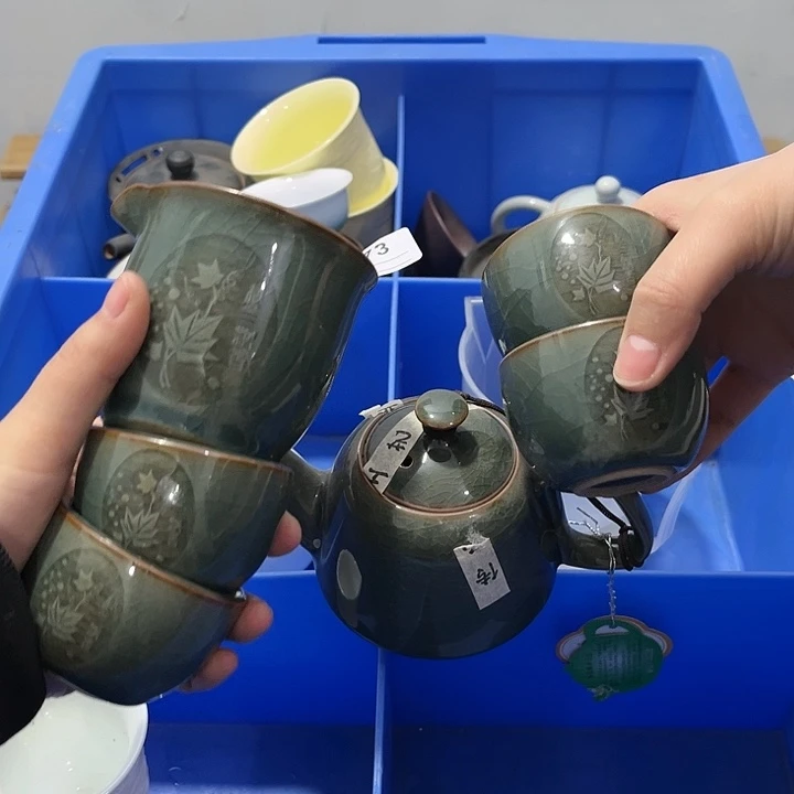 茶具默认微瑕瓷器、茶具、壶、摆件，介意勿拍