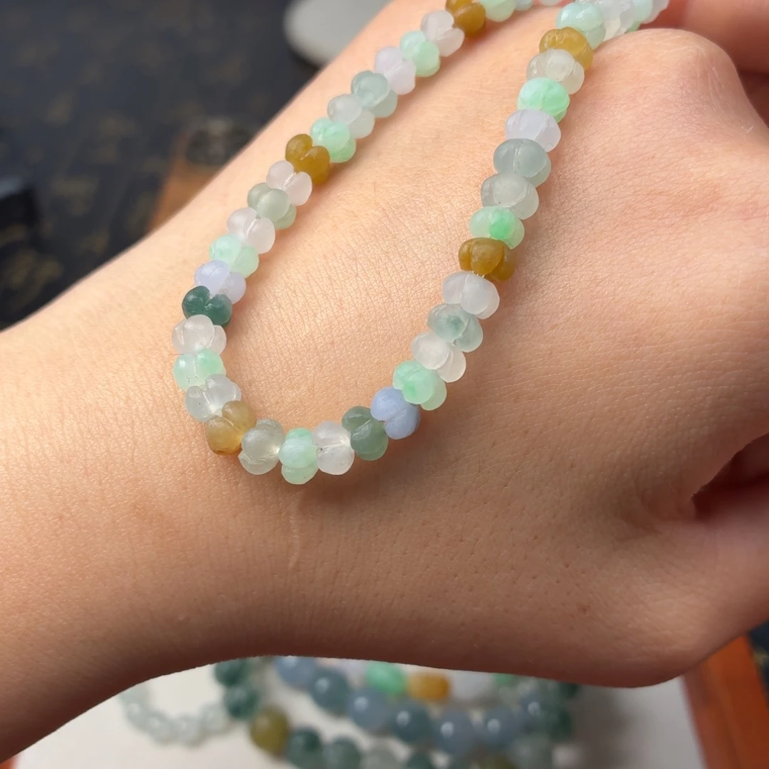 定制翡翠未镶嵌桂花珠