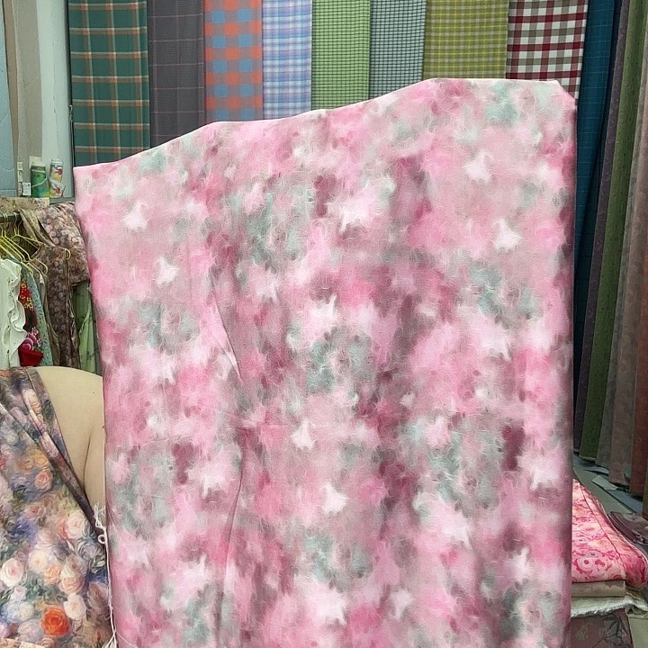 棉莫代尔纤维醋里看花2米×1.5米布头