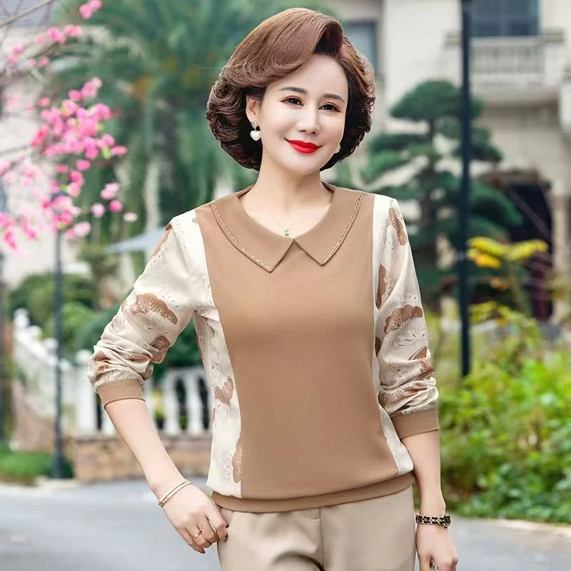 芬姐服饰【700-799】妈妈装气质长袖时尚宽松大码洋气中老年