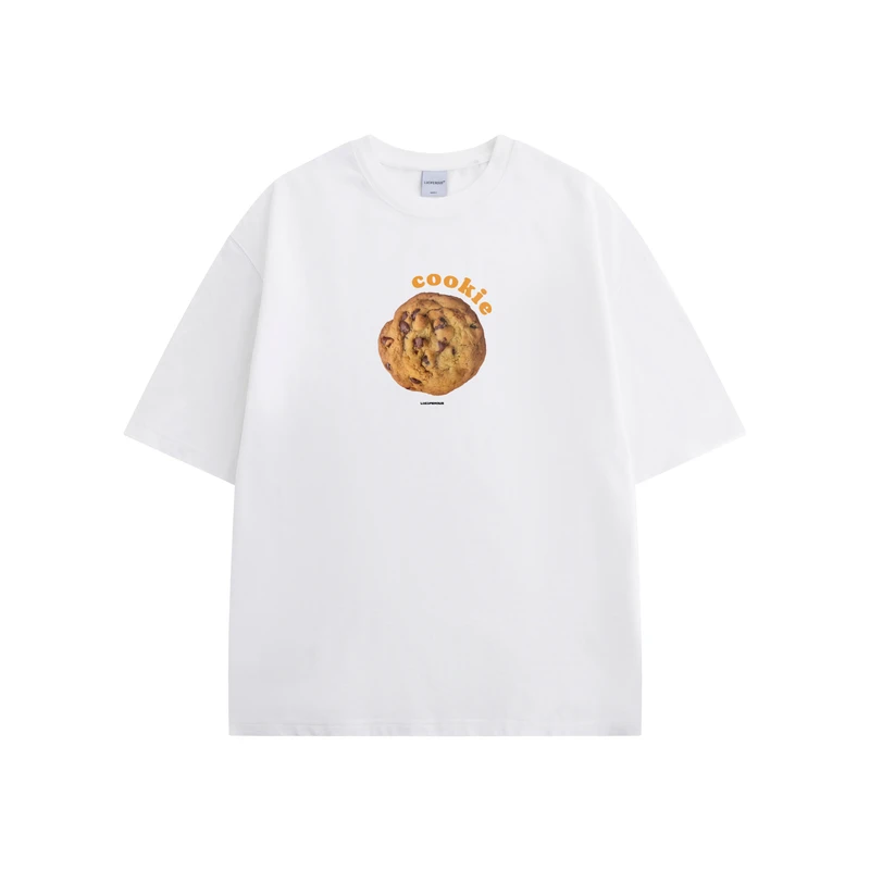 夏季短袖数码直喷设计感圆领T恤百搭春夏时尚半袖情侣简约 LF2538