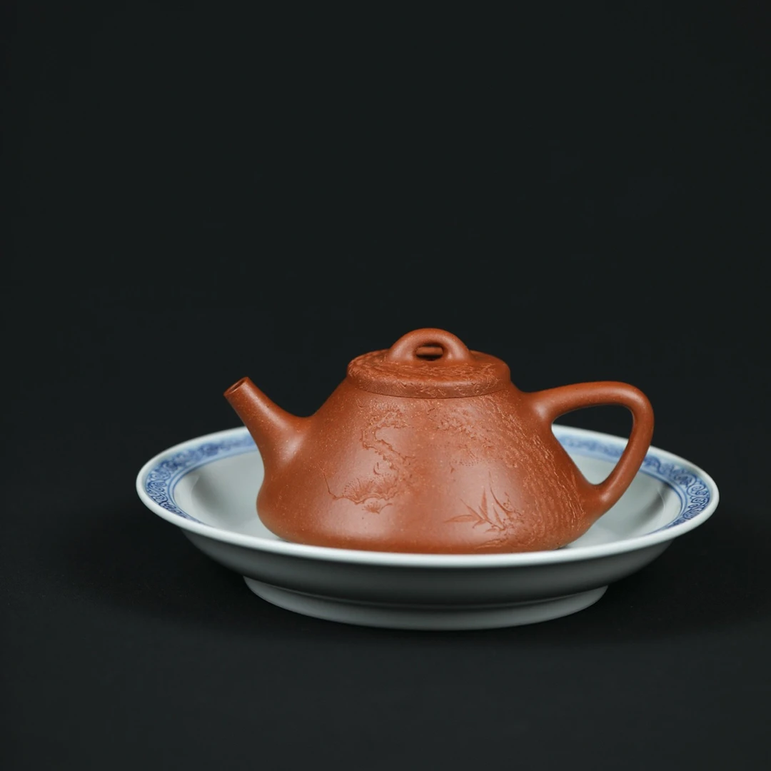 子冶石瓢·紫砂壶全手工  小高货容量250cc/原矿降坡泥