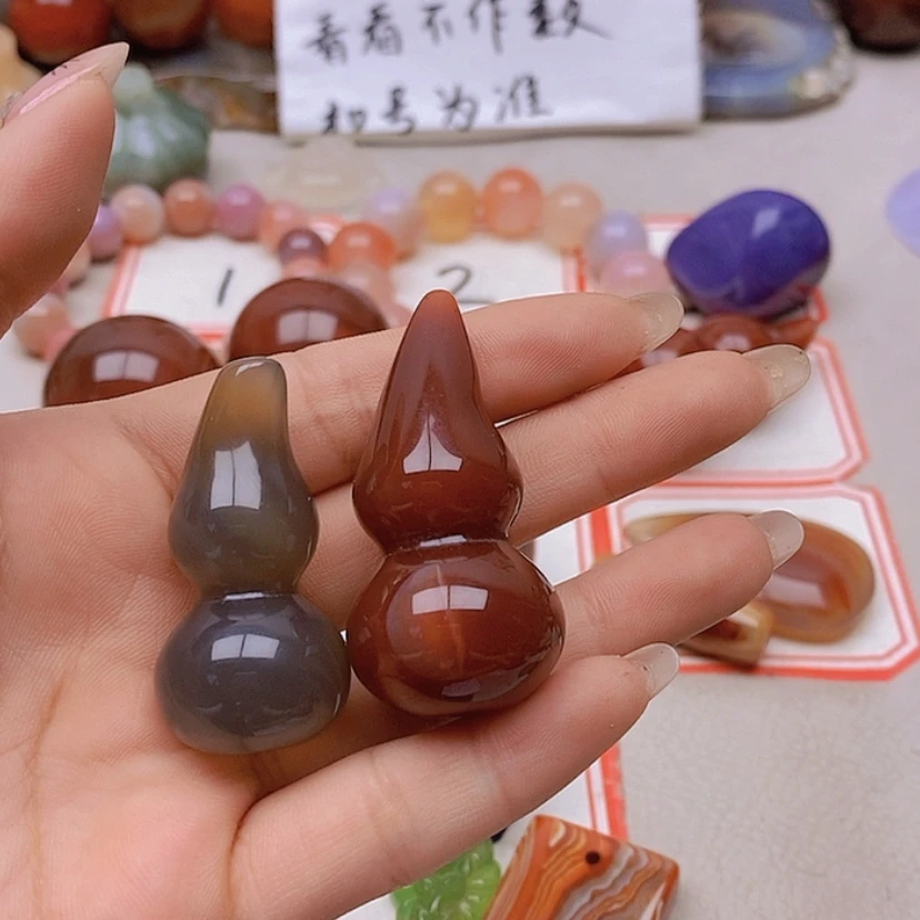 【闪购商品】未镶嵌玛瑙/玉髓珠宝半成品晴****)