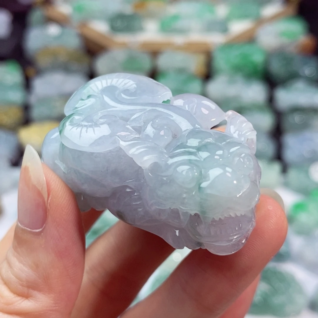 翡翠未镶嵌颈饰天然