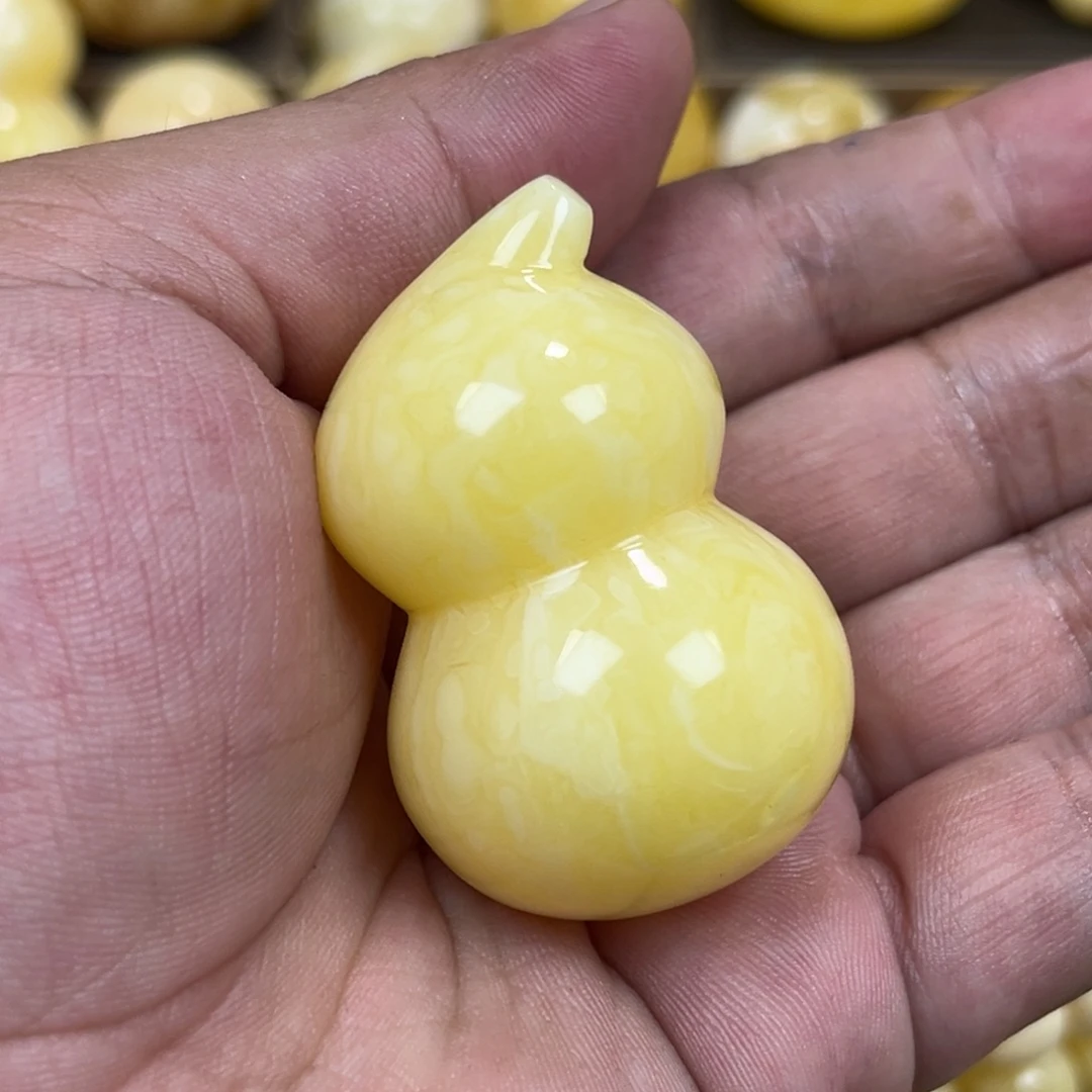 手串琥珀未镶嵌葫芦奶虎