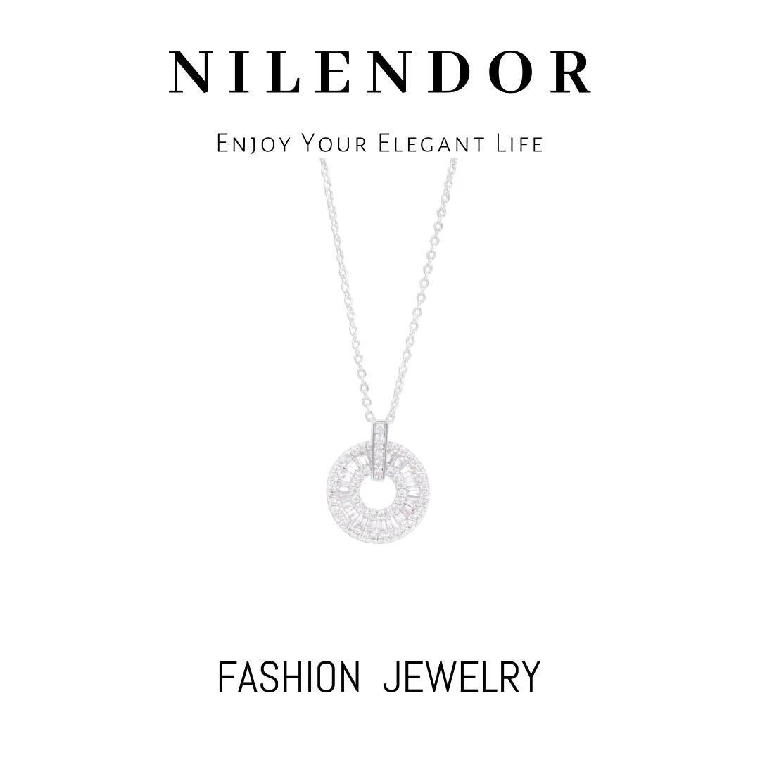 铜合金项链 XL-261轻奢气质时尚百搭满钻锁骨链