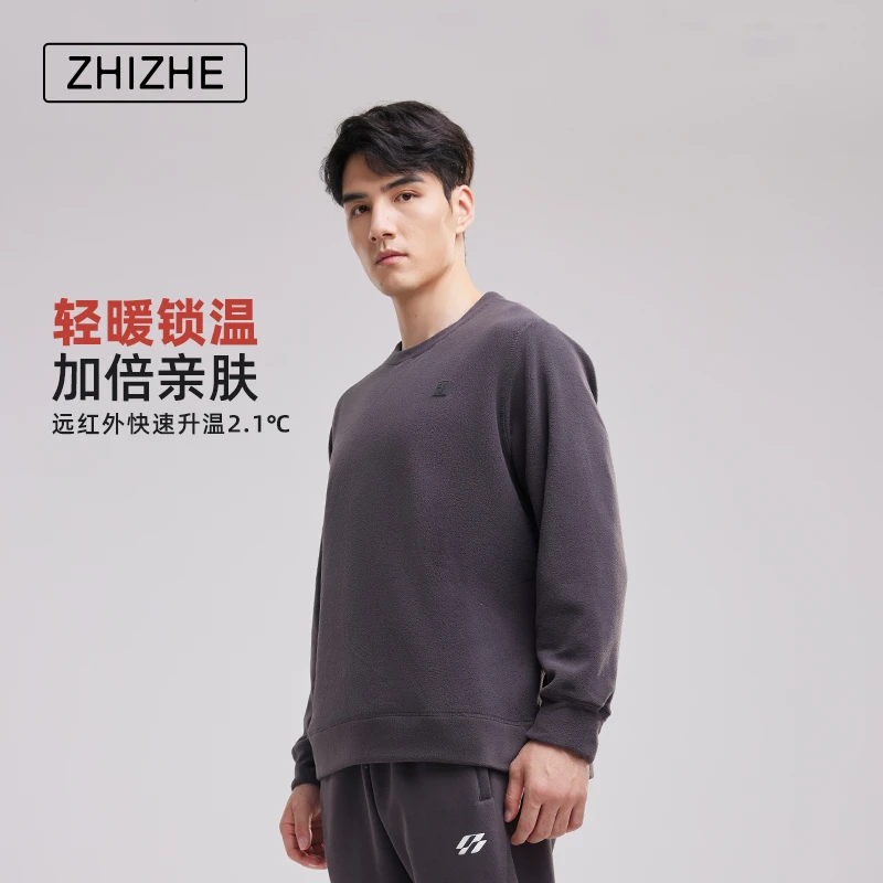 直筒型常规袖长袖宽松型网眼卫衣简约宽松运动卫衣休闲摇粒上衣