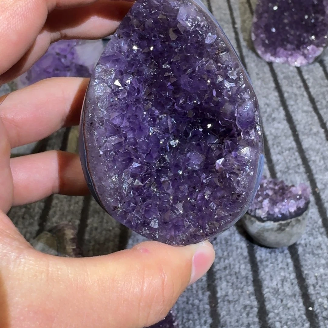 紫晶银S925镶嵌大型摆件（非配饰）