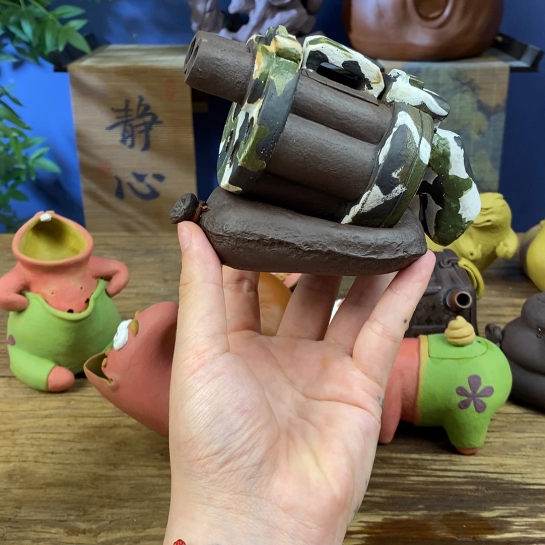 茶壶紫砂紫砂 双管齐下