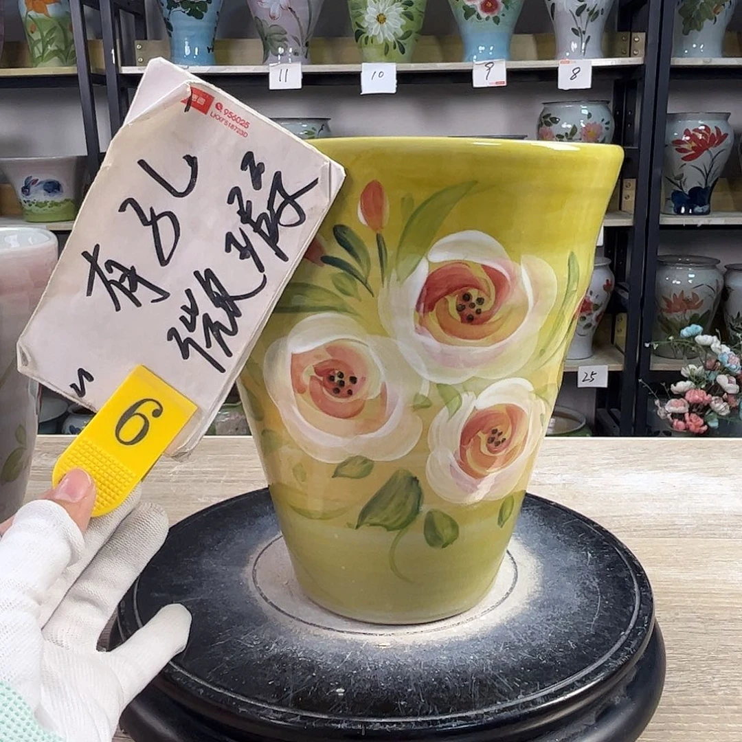 罐1tc景德镇陶瓷花盆