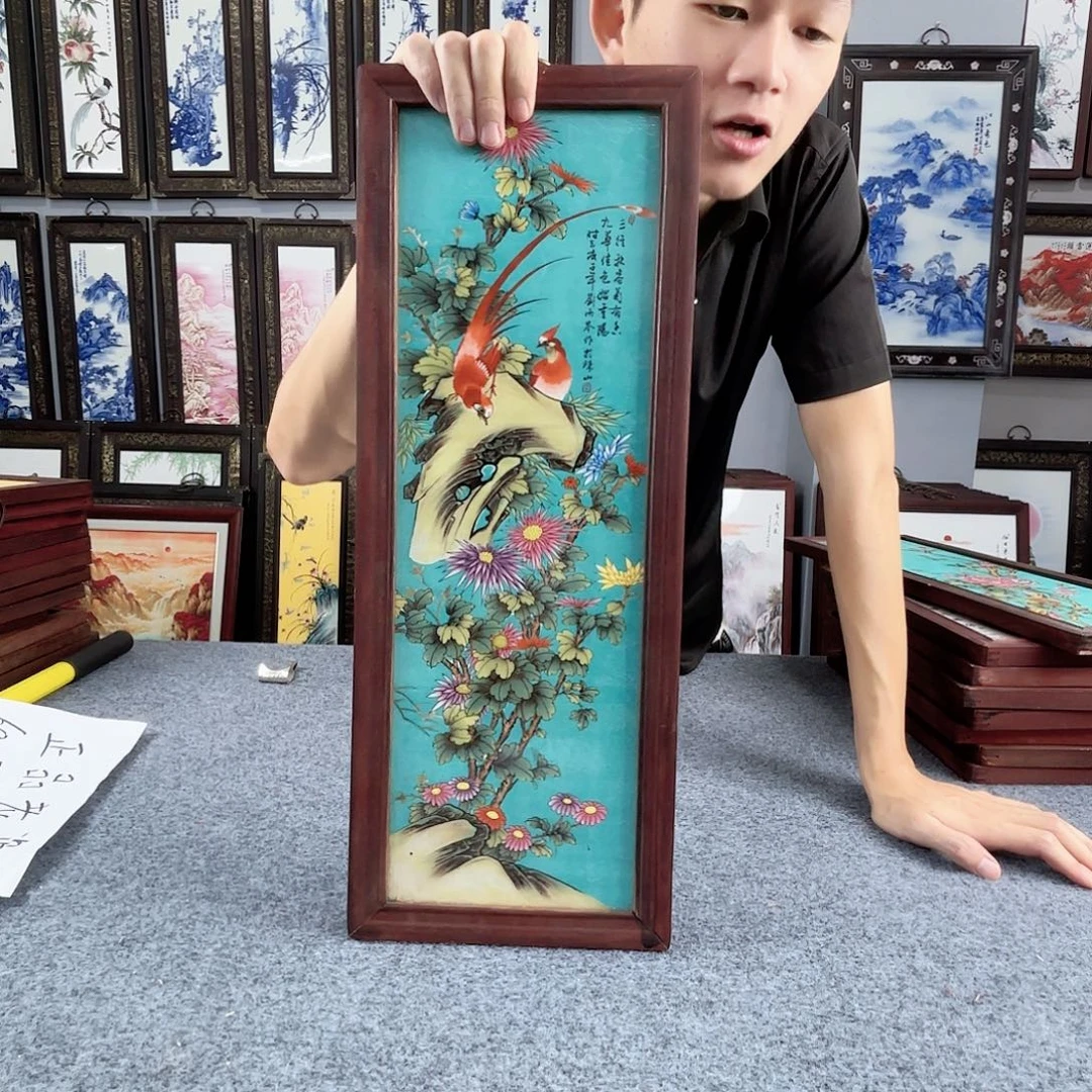 摆件景德镇陶瓷瓷板画