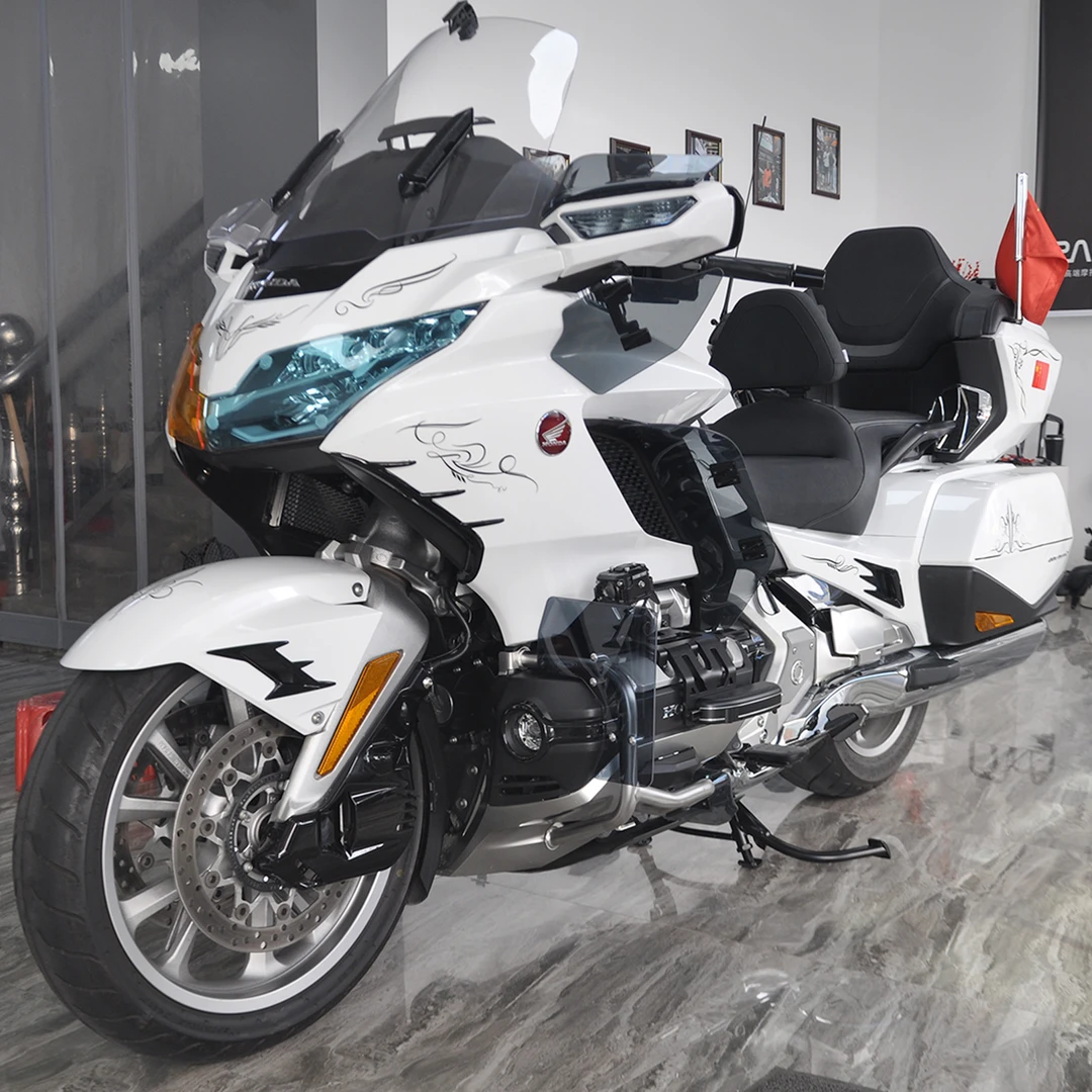 适用2018-2025本田金翼GL1800F6B高低可调双撑起车支架大脚撑支架