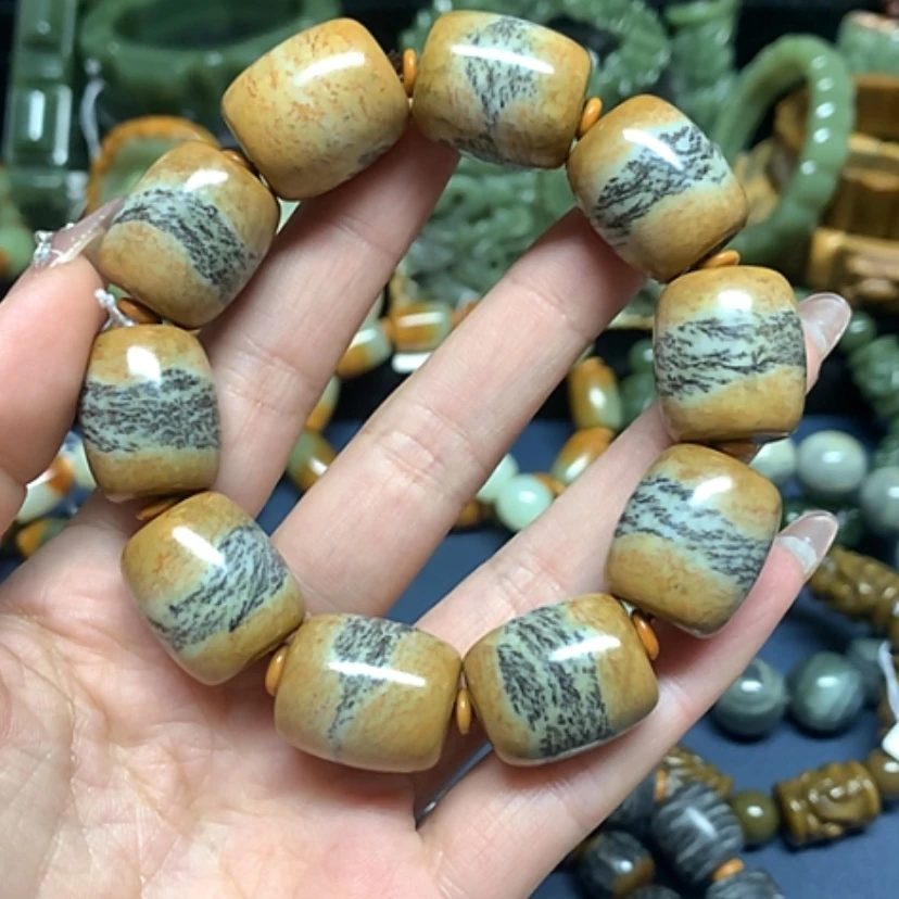 【闪购商品】透闪石质玉珠宝奇石未镶嵌玛*