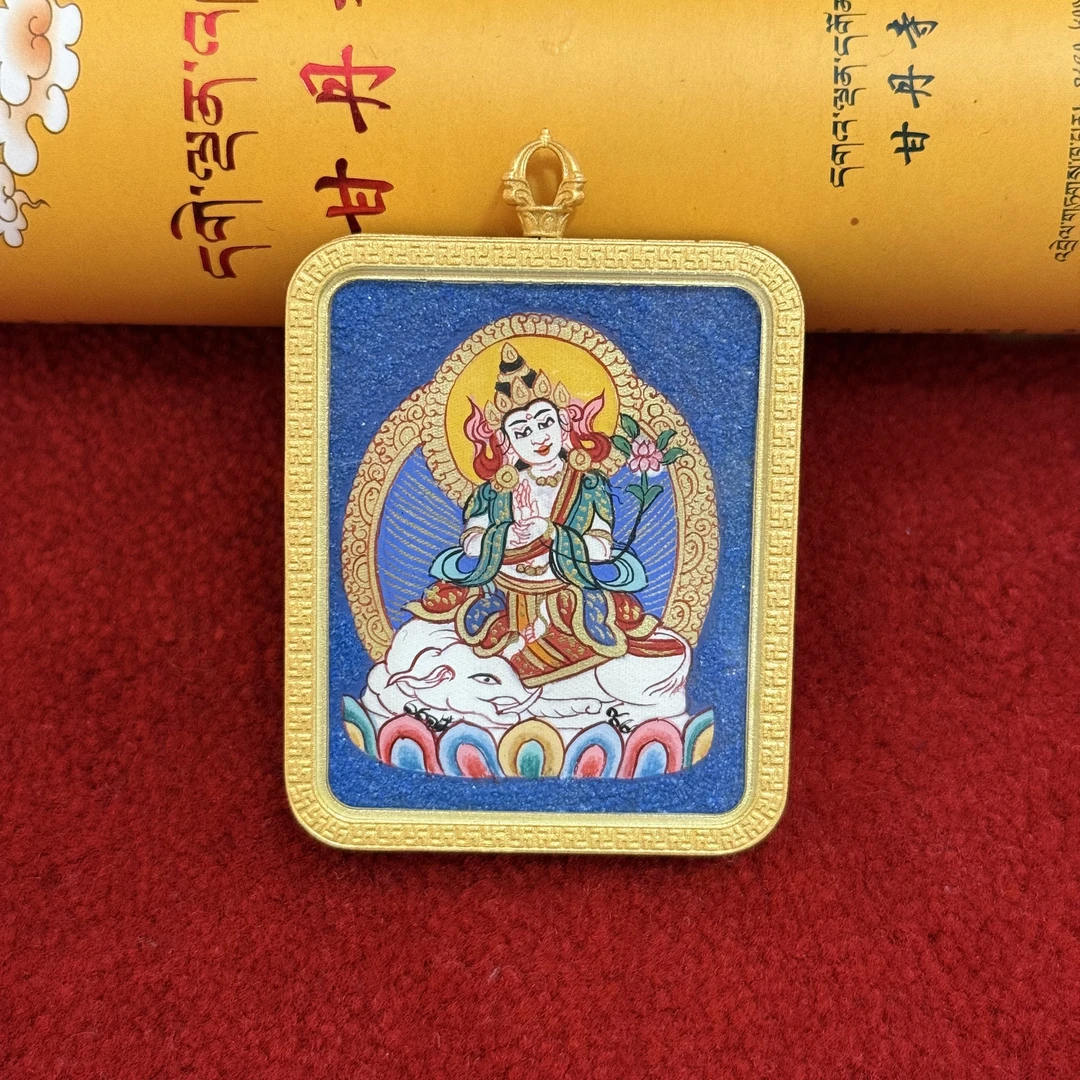 【罗藏热杰 | 普贤】热贡非遗唐卡