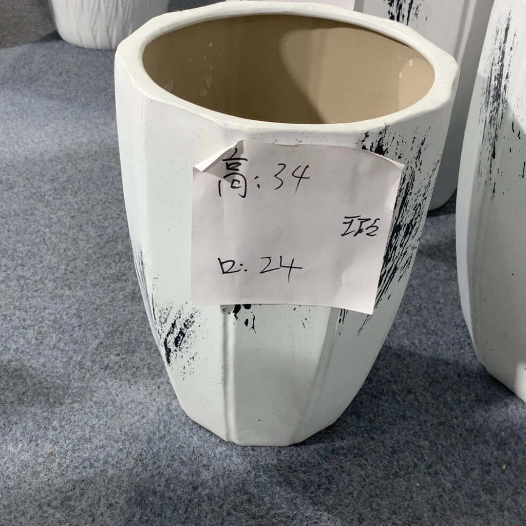 高温陶瓷花盆微瑕