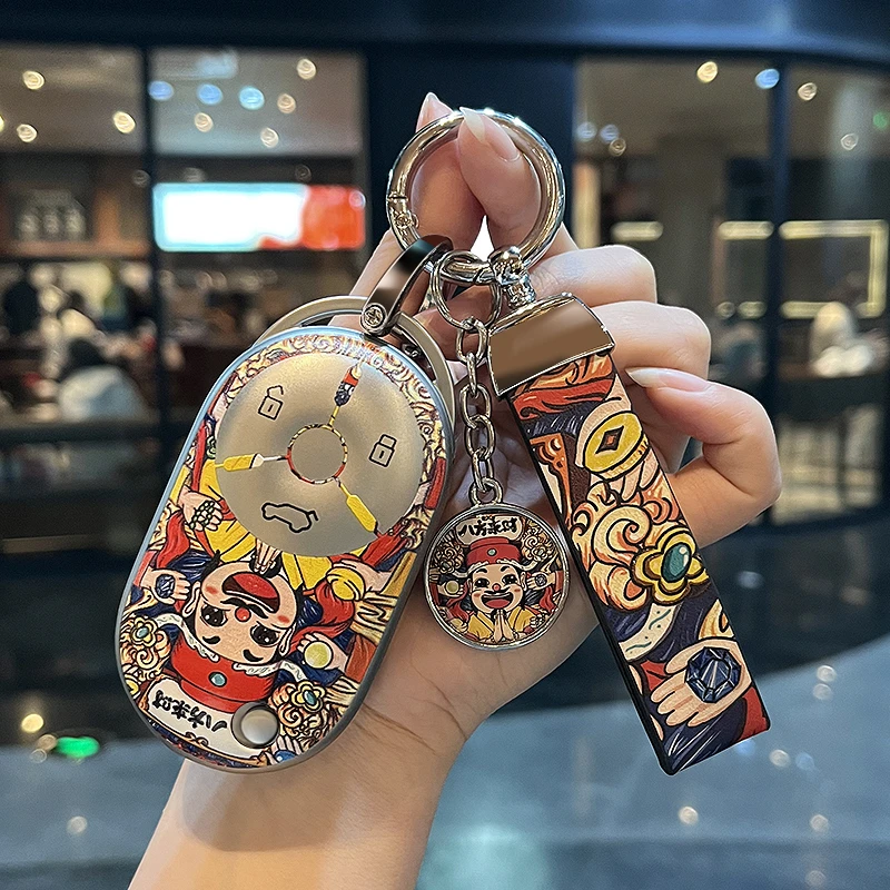 24新款奔腾小马钥匙套奔腾小马活力马萌趣马元气马车保护壳扣包男