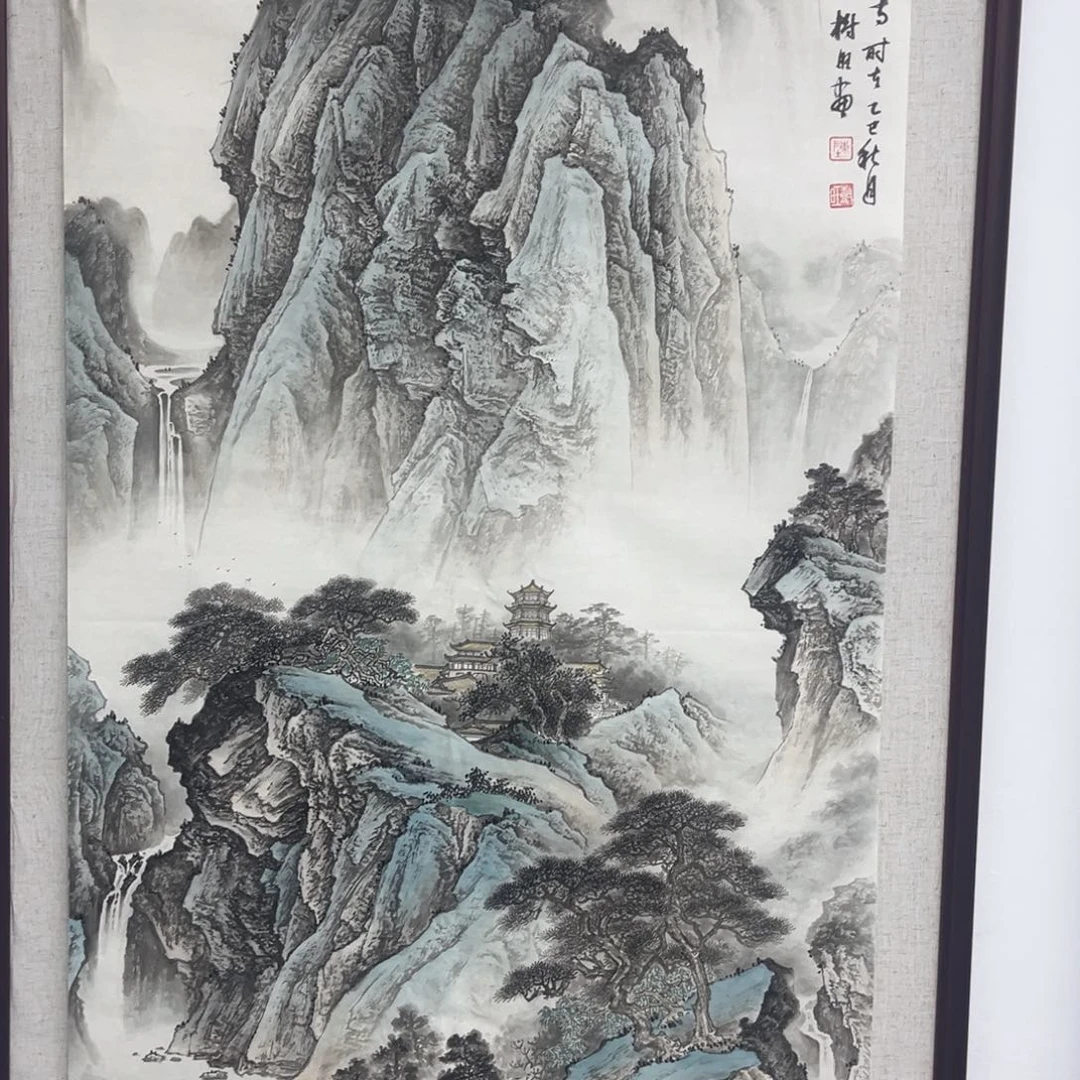 奔***马国画绘画作品多次参加全国