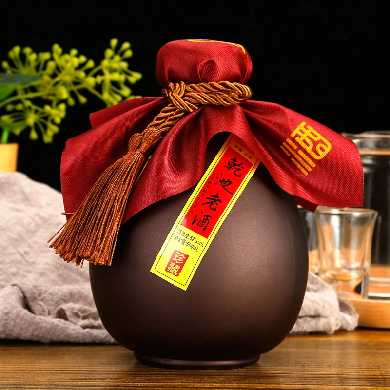 QIANCHI/乾池老酒浓香型白酒单瓶38度38度500ml