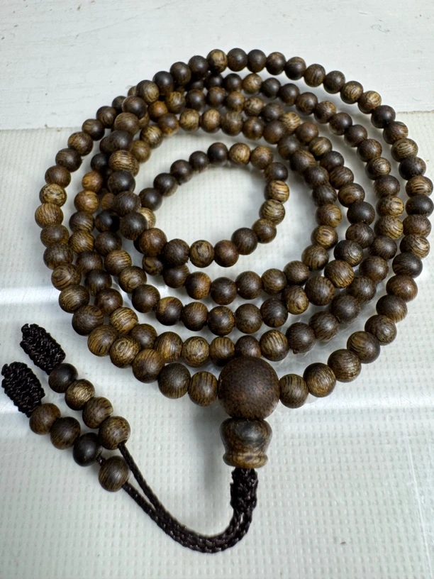 精品小米珠多圈0.4规格168颗珠奇楠沉香手串